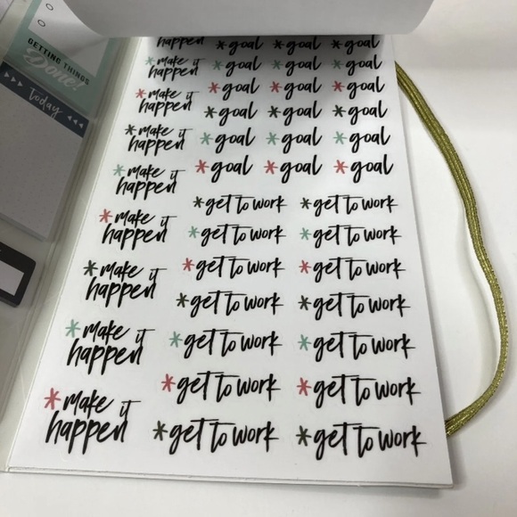 3/$30 The Happy Planner GOAL GETTER MAMBA Sticker Book 722 pc - Picture 8 of 10